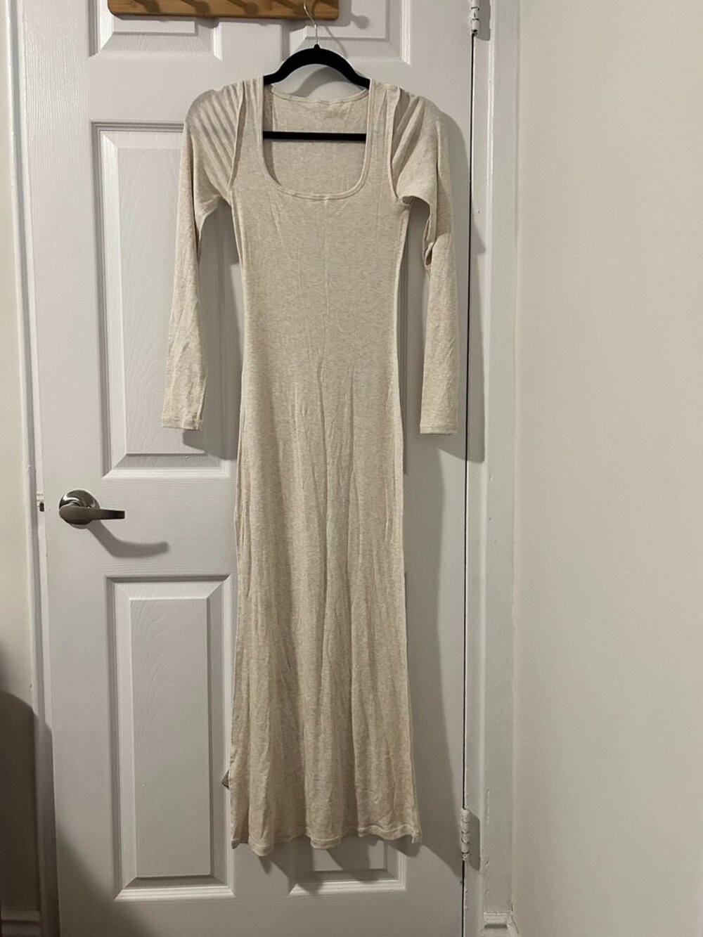 Babaton Oatmeal Maxi Dress - Size Medium